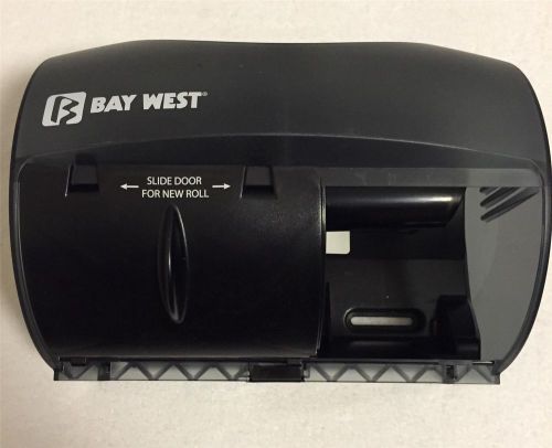 Bay west 80200 black silhouette dubl-serv 2 roll tissue dispenser new in box for sale