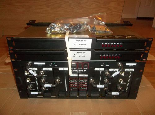 New  m/a-com  mastr 111 receivers &amp; components 800 mhz    rack mount  lot  # 5 for sale