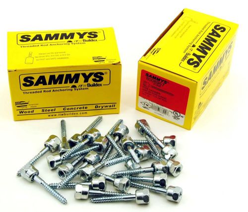 (25) Sammys 3/8-16 x 2 Threaded Rod Hanger for Wood 8008957
