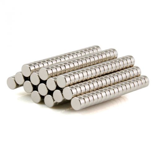 Disc 40pcs Dia 4mm thickness 2mm N50 Rare Earth Strong Neodymium Magnet