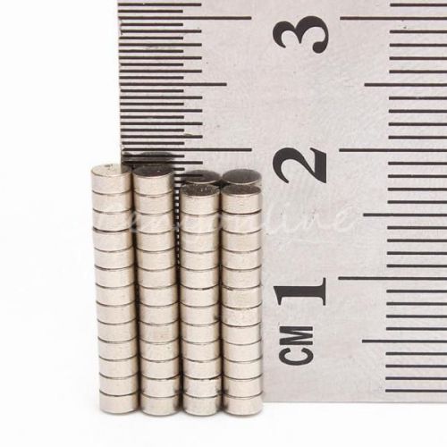 50pcs super strong neodymium disc round magnets n52 grade ndfeb craft 3x1.5mm for sale