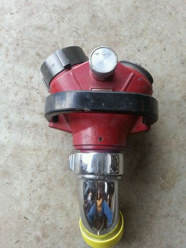 Akron Brass 1262 Wye valve 2.50&#034; NH clappered valve siamese