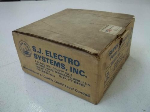 S.J. ELECTRO SYSTEMS, INC. 10SSD 230V WP (WITH PLUG) *NEW IN A BOX*