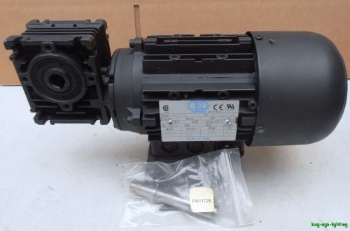 Ceg italy mtfpc mtfpc63c4 gearbox motor and new shaft 230/460v .35 hp 3 phase for sale