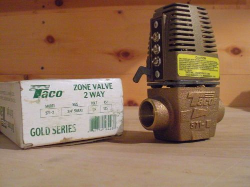 Taco 571-2 Zone Valve - 3/4&#034; Sweat - New In Box