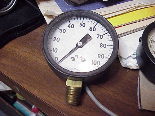 ashcroft  pressure gauge 2-3/4 inch across   0-100 scale