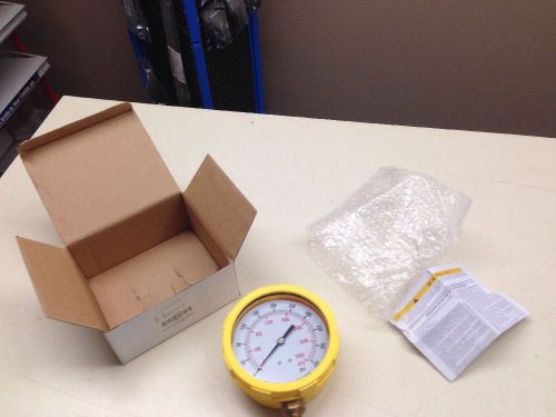 Pressure gauge test yellow 0-400 psi for sale