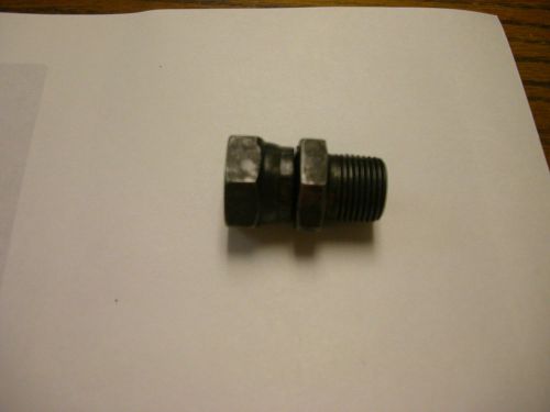 3/8&#034; npt male to 3/8&#034; female pipe swivel adapter hydraulic fitting for sale