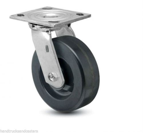 Set of 4 phenolic  toolbox casters with 6&#034; wheel 1000# cap &amp; 7-1/2&#034; load height for sale