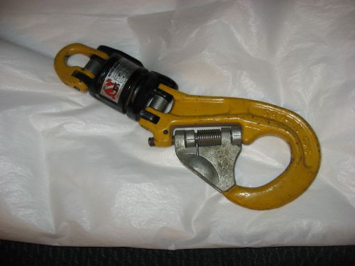 Bergs smide swivel lifting hook with latch made in sweden nice shape for sale