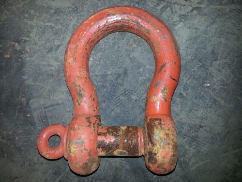 24 TON SHACKLE / CLEVIS, RIGGING, 1 1/2&#034; SCREW PIN, MADE IN THE USA