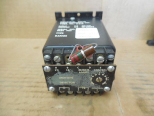 ISSC Motion Detector 1214-1JB 12141JB 10 Amp .06-.50 Range 115 Volt Used
