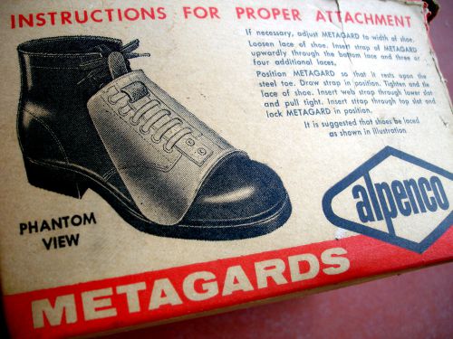 Vintage Alpenco Metagards No FB-101 For Safety Shoes - Includes Original Box