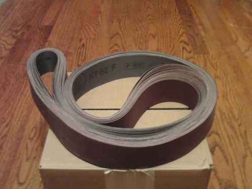 (4)- 2&#034;x72&#034; Sanding Belts German Made Jflex 800 grit