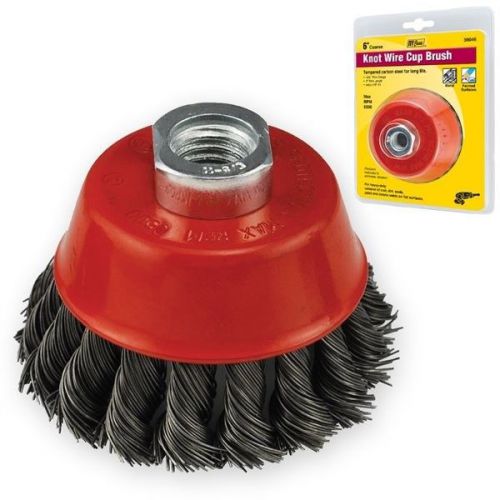 BRAND NEW 6&#034; KNOT WIRE CUP BRUSH - IVY CLASSIC 39046