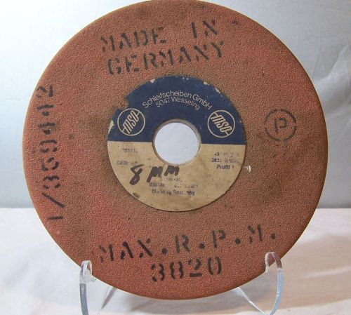 German made mso profil tool &amp; cutter grinding wheel 225 x 8 x 31.75 mm 1/359442 for sale
