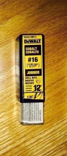 DEWALT #16 Wire Cobalt Jobber Length Drill Bit (8-Pack)
