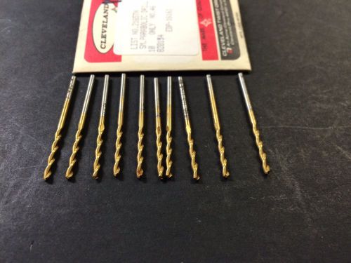 Cleveland 16161  2165tn  no.46 (.0810) screw machine, parabolic drills lot of 10 for sale