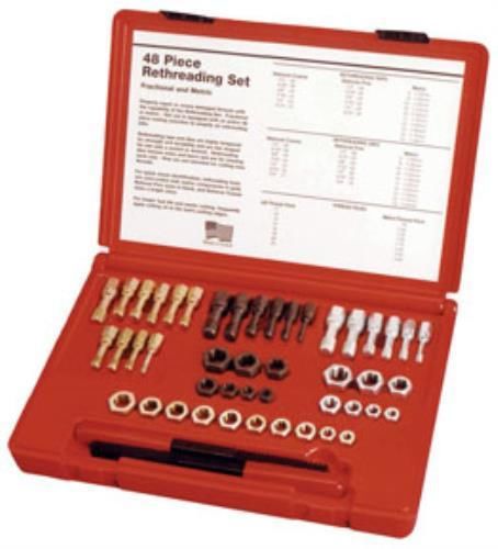 Kastar Hand Tools 48 Pc. Sae &amp; Metric Thread Restorer Kit