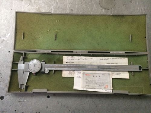 Mitutoyo machinist 12&#034; (.001&#034;) dial caliper  measuring tool no.3 505 645 50 for sale