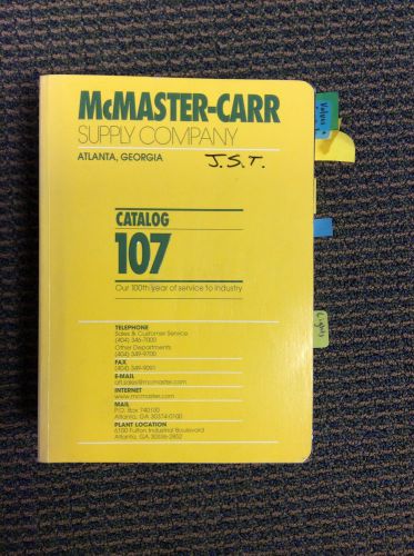 McMaster Carr Catalogue 107