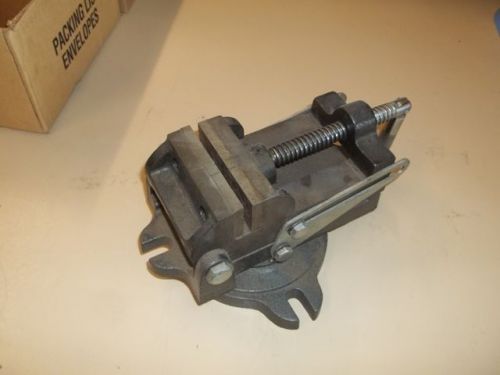 3-1/2 INCH ANGLE DRILL PRESS VISE WITH SWIVEL BASE