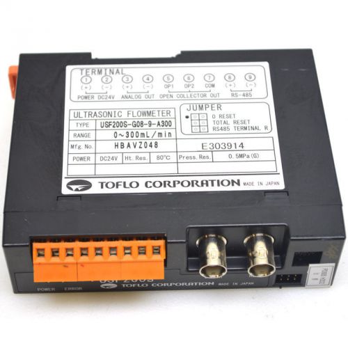Toflo Corporation USF200S Ultrasonic Flowmeter USF200S-G08-9-A300