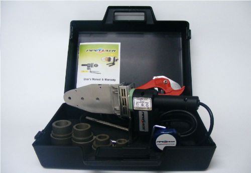 Tk-200 new pipe welding tool kit w/4 adapters - socket fusion for sale