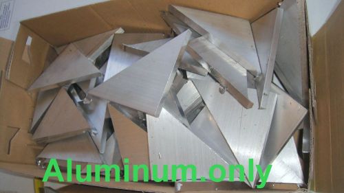 ANGLE 5/16 aluminum TRIANGLE Bracket 6061-T6 T6 .312 3.5x3.5 CUT &lt;&lt;/, 30pc$