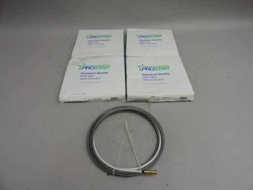 New prostar tweco prs 44-3545-15 universal mig wire conduit liner lot of 4 for sale