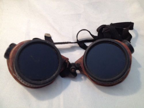Vintage Adjustable Wilson Safety Goggles Steampunk Motorcycle