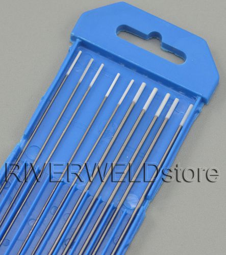 0.8% zirconiated tig welding tungsten electrode assorted size 040&#034;(5) &amp; 1/16&#034;(5) for sale