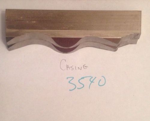Lot 3540 Casing Moulding Weinig / WKW Corrugated Knives Shaper Moulder