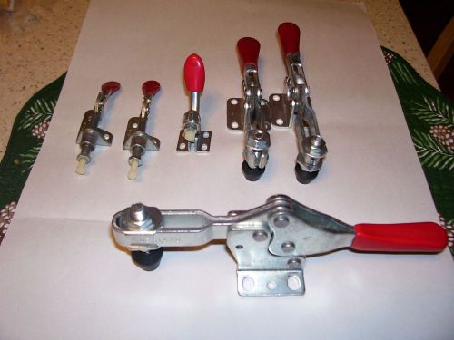 Toggle Clamps  By De Sta Co &amp; Good Mand  total of 6