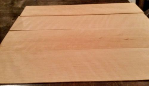 4 @ 30 x 7.25 x 1/8 thin Curly Black Cherry craft wood scroll saw #LR45