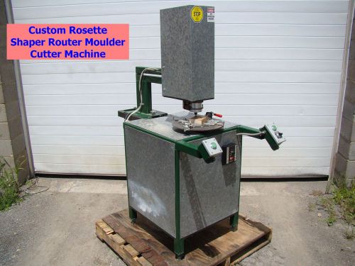 Custom rosette shaper router moulder cutter machine cnc jig molding trim frame for sale