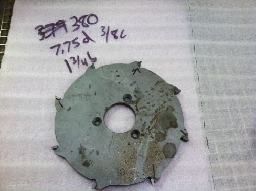 1-3/4 bore 3/8 cut 7.75 d 380 Shaper cutter Carbide tipped angled dado rabbet