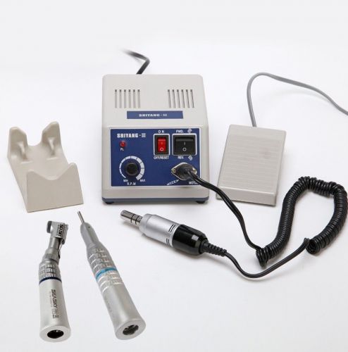 Dental lab electric marathon micro motor n3 straight handpiece contra angle kit for sale