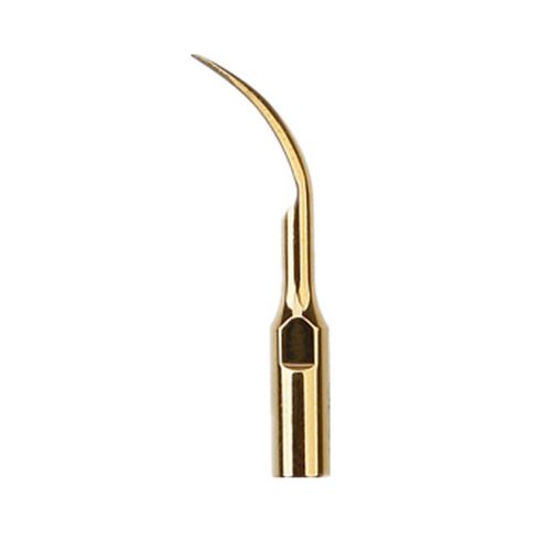 1 Dental Ultrasonic scaler Tip Fit DTE SATELEC handpiece golden scaling GD2T