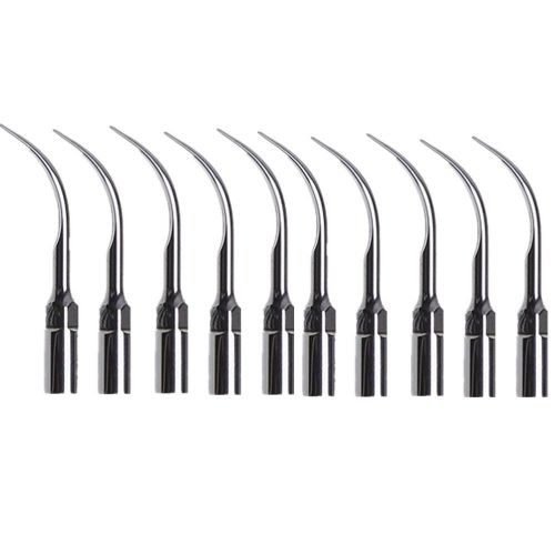 10 pc Dental Ultrasonic Scaling Tips Fit fpr EMS Woodpecker Scaler silver G5