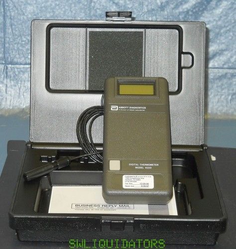 Abbott IMX digital thermometer model 4200 LN8387-01