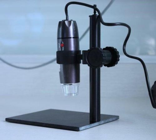 20X ~ 800X 8 LED 2MP USB Digital Microscope Endoscope Magnifier Camera + Vertica