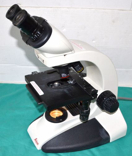 Leica CME Binocular Microscope / 3 Objectives &amp; Olympus WHK 10x20 L Eyepieces