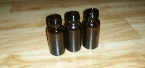 2 oz boston round amber glass bottle (60 ml) w/ dropper - pack of 12 for sale