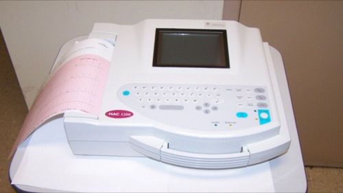 G.E. Mac 1200 Interpretive EKG Machine (Great Conditon) Calibrated