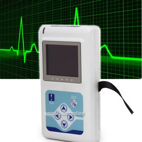 new ECG Holter System 3 Channel Holter Recorder/Analyzer Monitor 24 hours