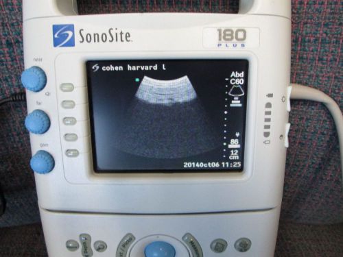 Sonosite 180 plus Ultrasound    with C60/5  2 mhz transducer....