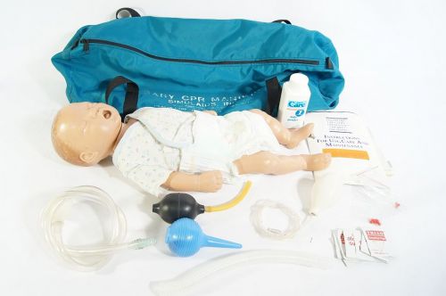 SIMULAIDS BABY CPR MANIKIN MANNEQUIN INFANT Training with accessories