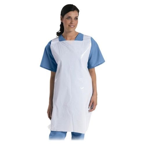 Medline protective polyethylene disposable aprons -medical use - 1000/case for sale