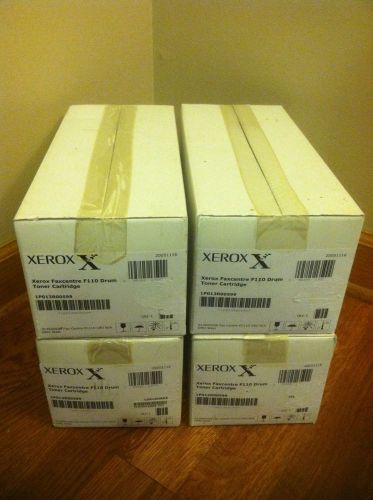 Lot of 4 NEW GENUINE Xerox Black Drum Toner Cartridges 013R00599 New In Box!